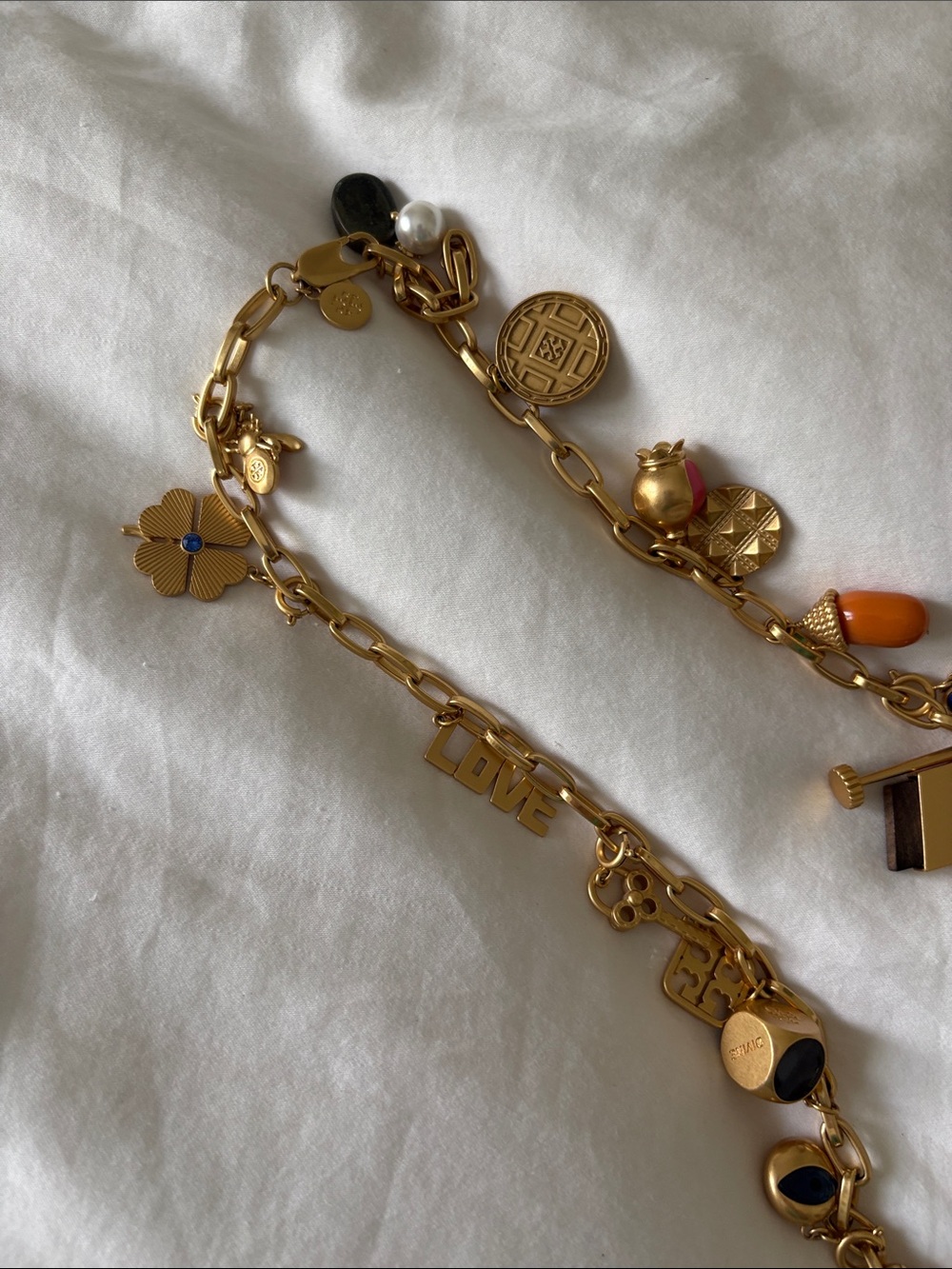 Vintage Tory Burch Charm Necklace - Picture 6 of 7